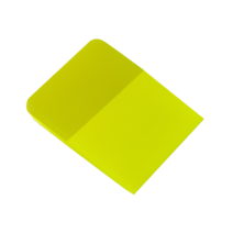 Желтый ракель для работы с антигравийными пленками. Твердость: 70 дюрометров. Размер: 7.5 cм x 7.5 cм x 0.6 cм.