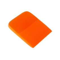 Оранжевый ракель для работы с антигравийными пленками. Размер: 7.5 cм x 7.3 cм x 0.6 cм.