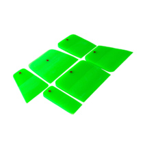 Магнитные ракели для работы с антигравийными пленками, 6 шт./упак., зеленого цвета.