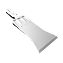 Пластиковая выгонка Бульдозер, с мягким резиновым краем и длинной ручкой. Размер: 39 cм x 15 cм.